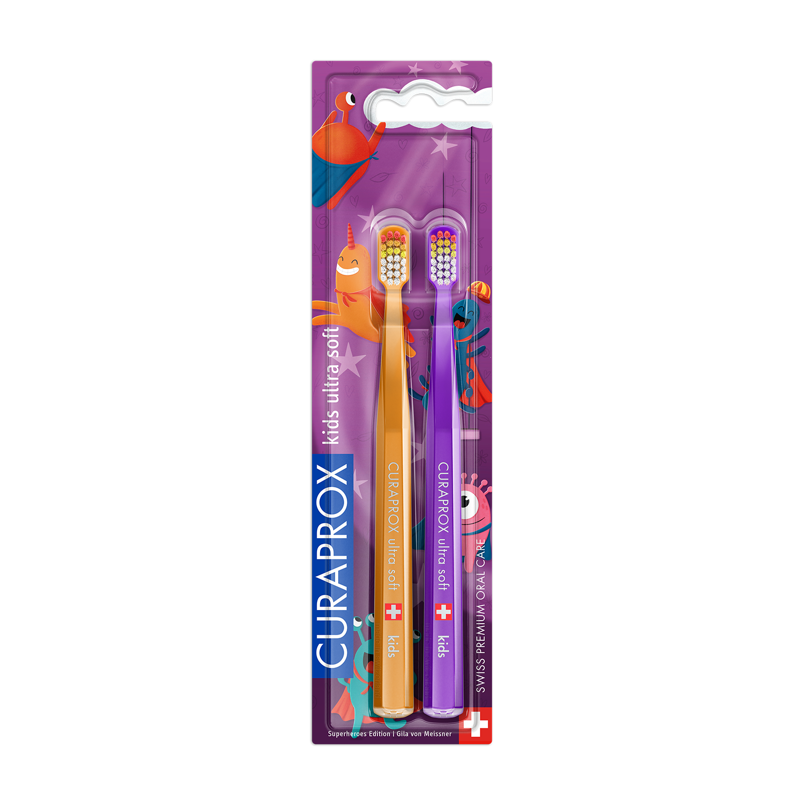 Curaprox kids Superheroes Edition. 2 pcs