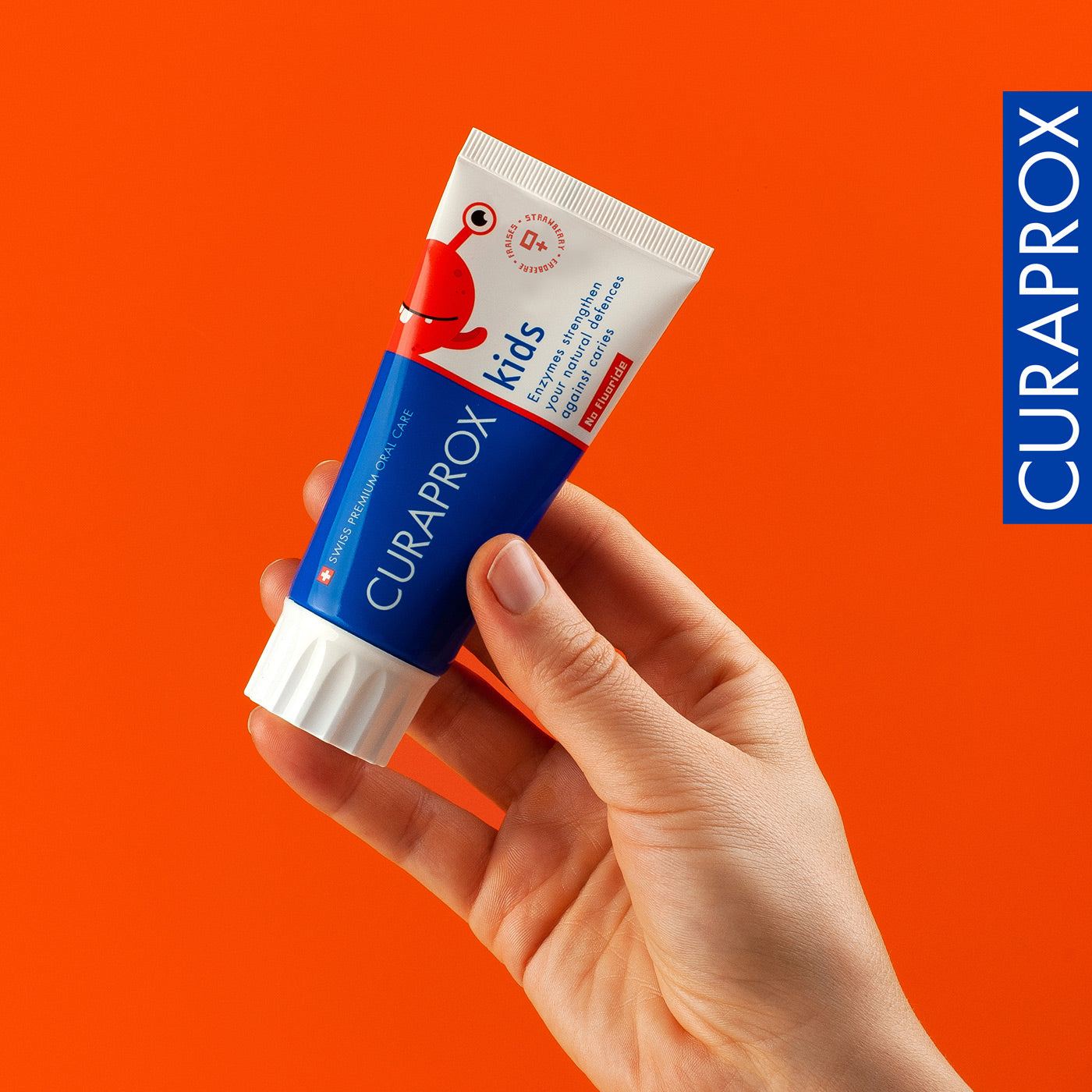 Children's toothpaste. kids strawberry. without fluoride. 60 ml - Image 5